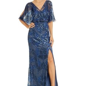 Aidan Mattox embellished blouson gown 2 glam deco hollywood